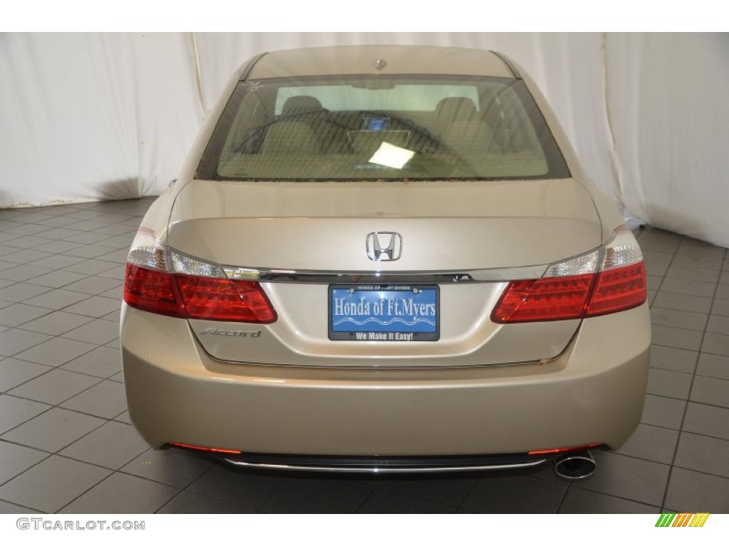 2014 Accord EX-L Sedan - Champagne Frost Pearl / Ivory photo #7