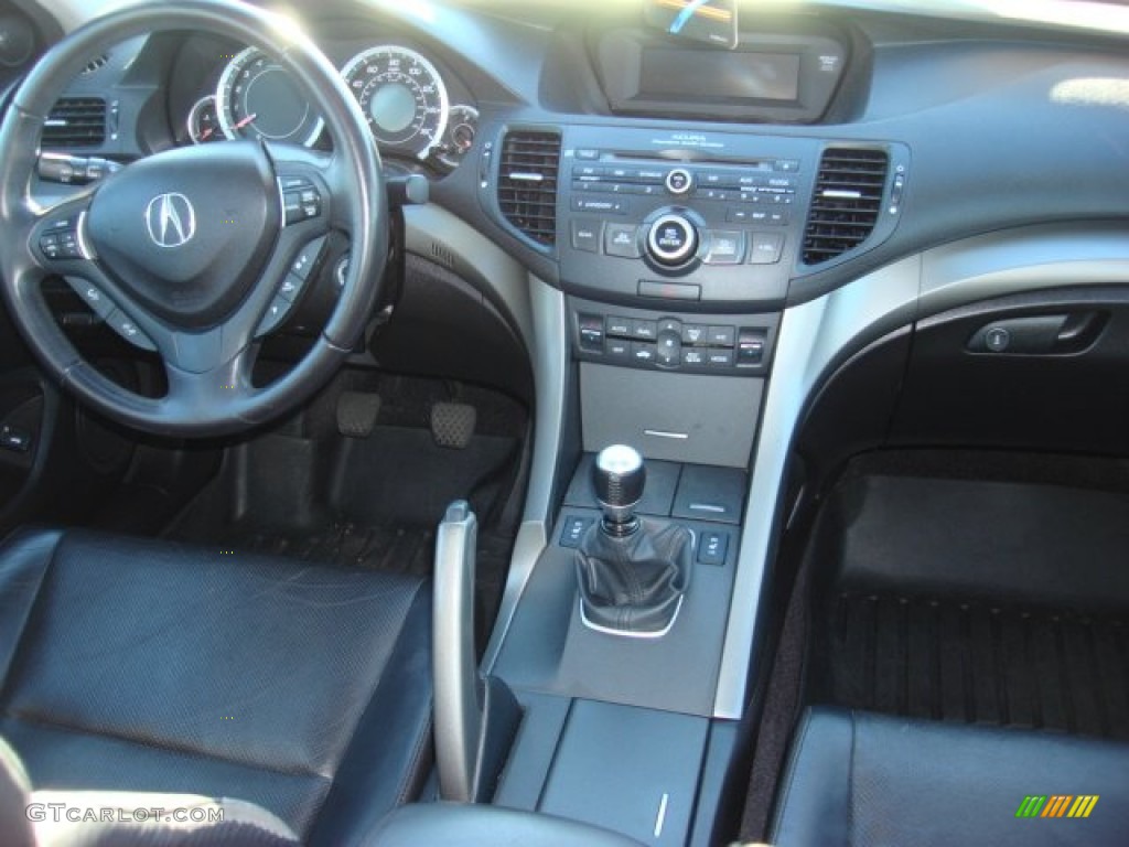 2009 TSX Sedan - Glacier Blue Metallic / Ebony photo #14