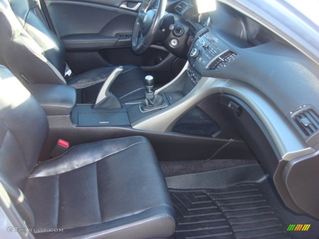 2009 TSX Sedan - Glacier Blue Metallic / Ebony photo #15