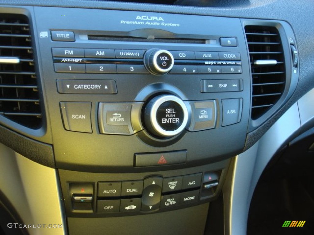 2009 TSX Sedan - Glacier Blue Metallic / Ebony photo #18