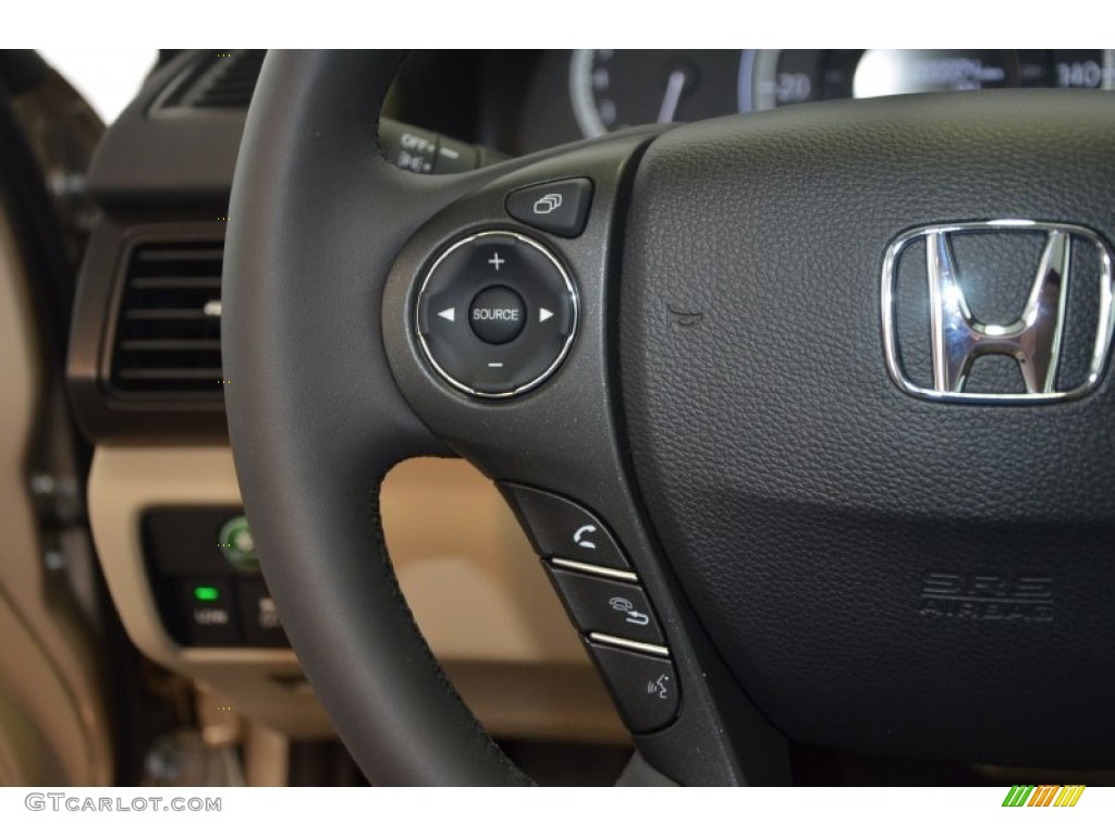 2014 Accord EX-L Sedan - Champagne Frost Pearl / Ivory photo #25