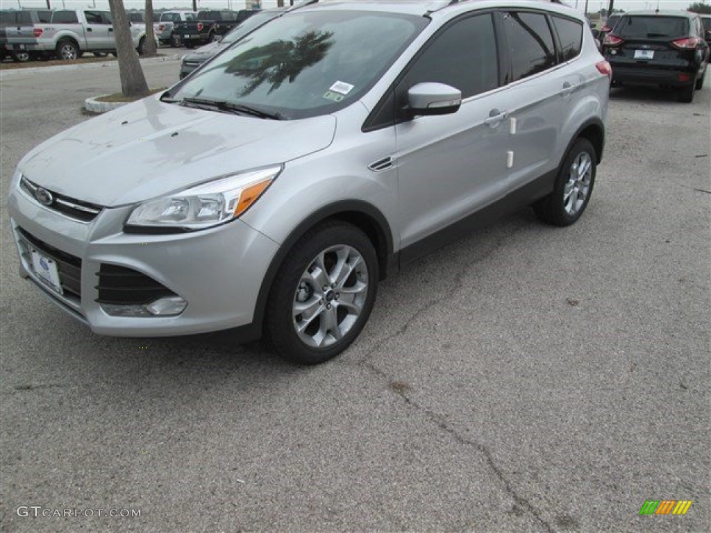 2014 Escape Titanium 1.6L EcoBoost - Ingot Silver / Charcoal Black photo #2