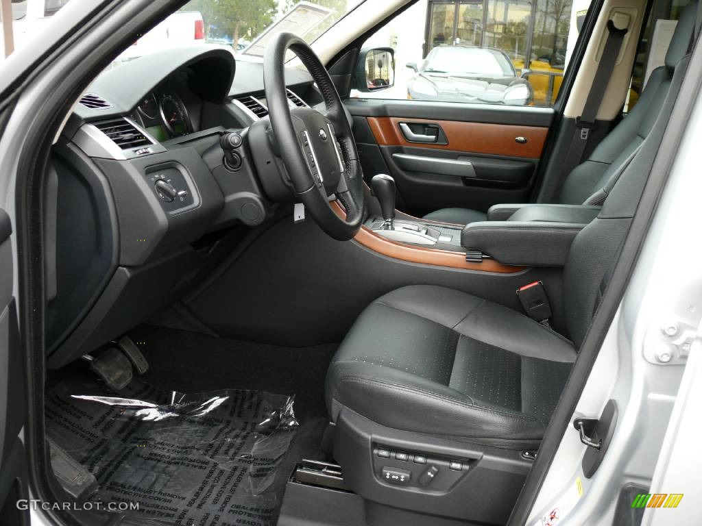 2006 Range Rover Sport Supercharged - Arctic Frost Metallic / Ebony Black photo #10