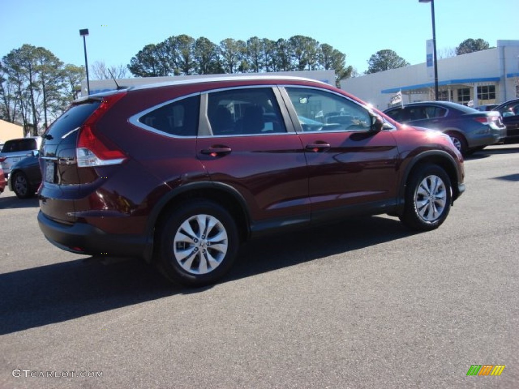 2012 CR-V EX-L - Basque Red Pearl II / Gray photo #5