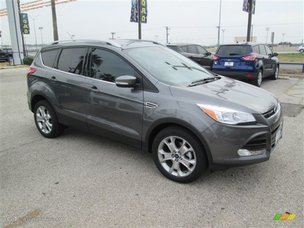 2014 Escape Titanium 1.6L EcoBoost - Sterling Gray / Charcoal Black photo #8