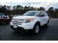 Oxford White 2013 Ford Explorer XLT EcoBoost