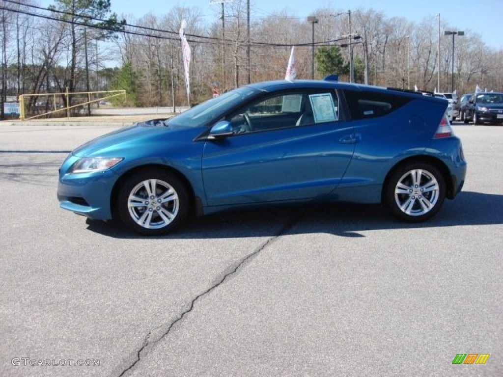 North Shore Blue Pearl 2011 Honda CR-Z Sport Hybrid Exterior Photo #90891901