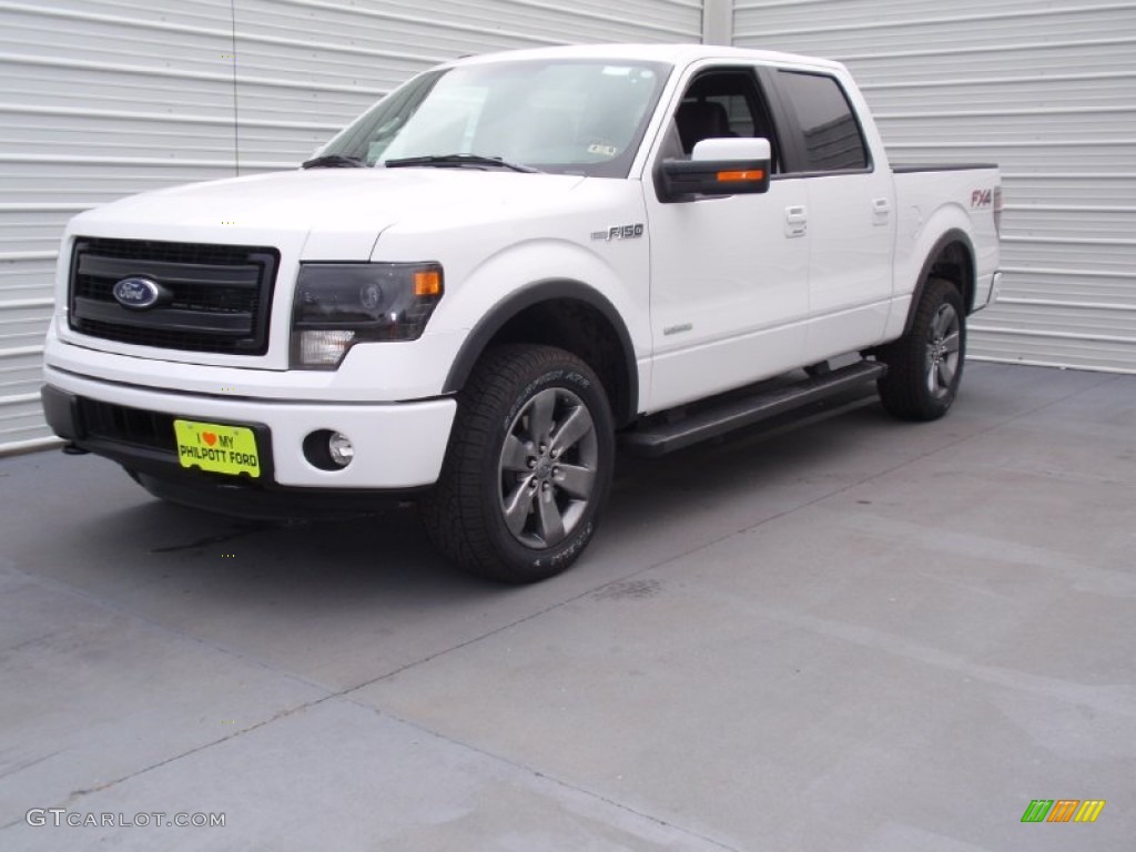 2014 F150 FX4 SuperCrew 4x4 - Oxford White / Black photo #7