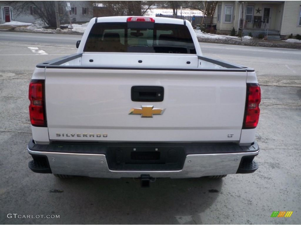 2014 Silverado 1500 LT Z71 Double Cab 4x4 - Summit White / Jet Black photo #6