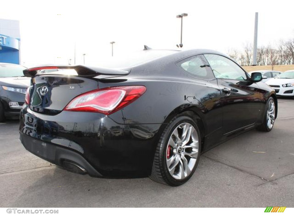 2013 Genesis Coupe 3.8 Grand Touring - Becketts Black / Black Leather photo #3
