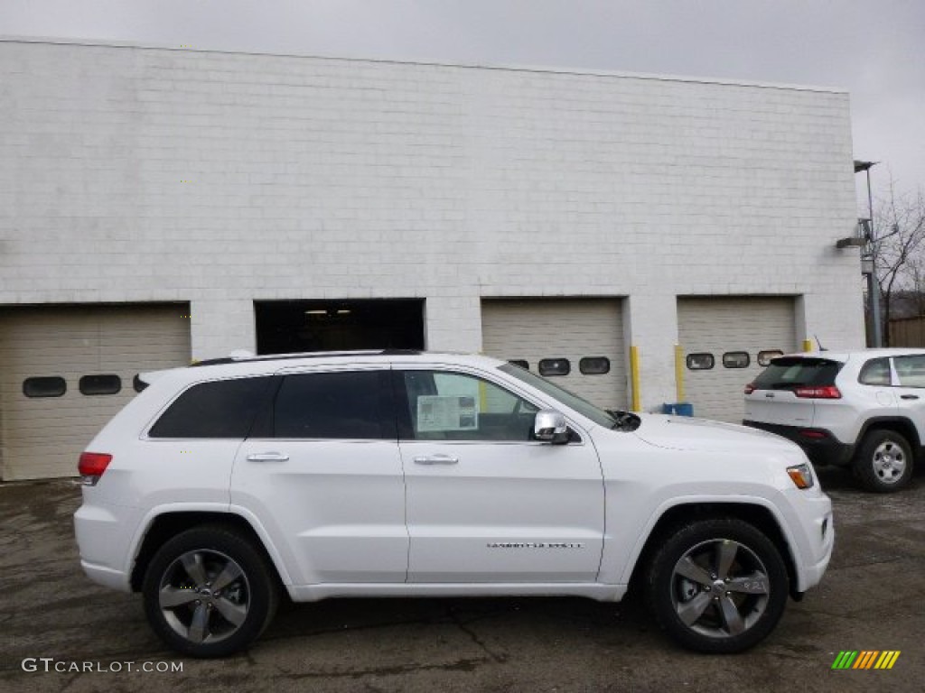 Bright White 2014 Jeep Grand Cherokee Overland 4x4 Exterior Photo #90894418
