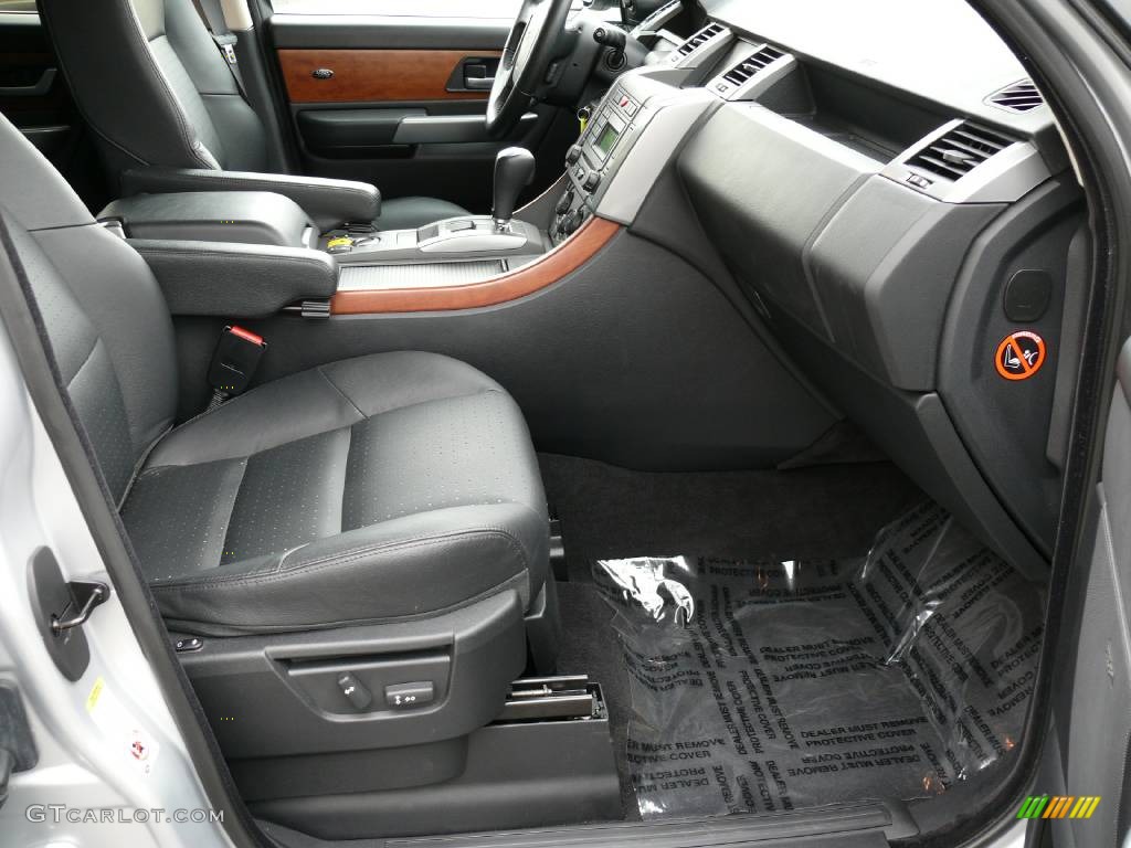 2006 Range Rover Sport Supercharged - Arctic Frost Metallic / Ebony Black photo #18