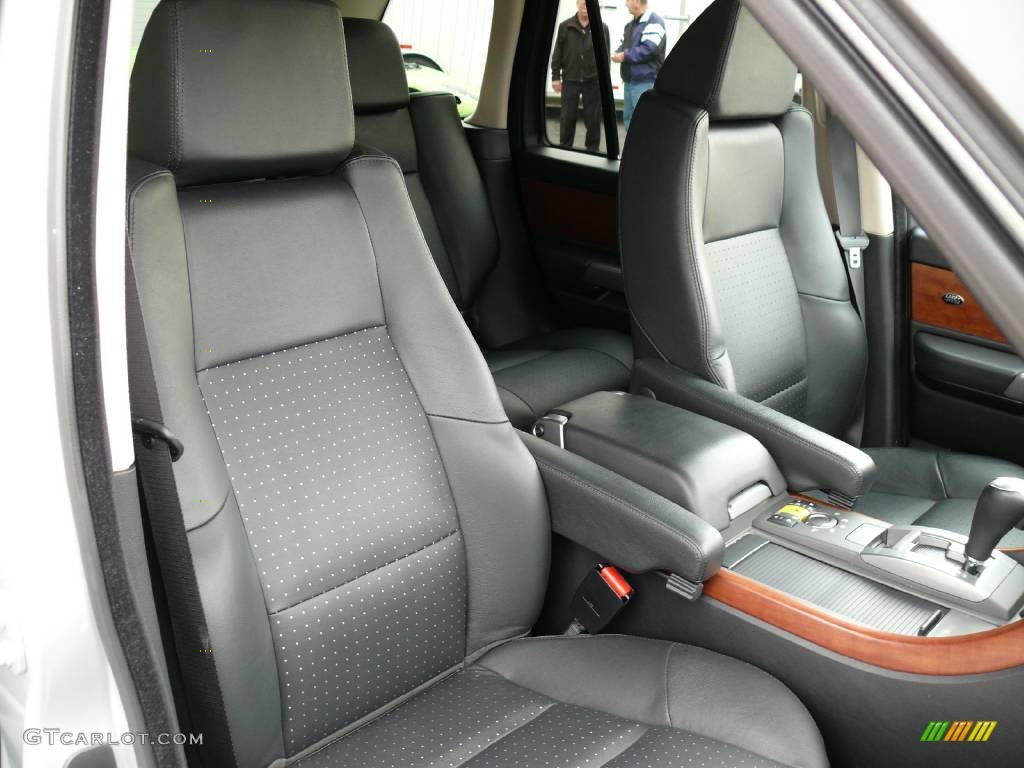 2006 Range Rover Sport Supercharged - Arctic Frost Metallic / Ebony Black photo #19