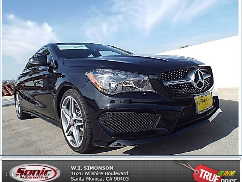 2014 CLA 250 - Cosmos Black Metallic / Black photo #1