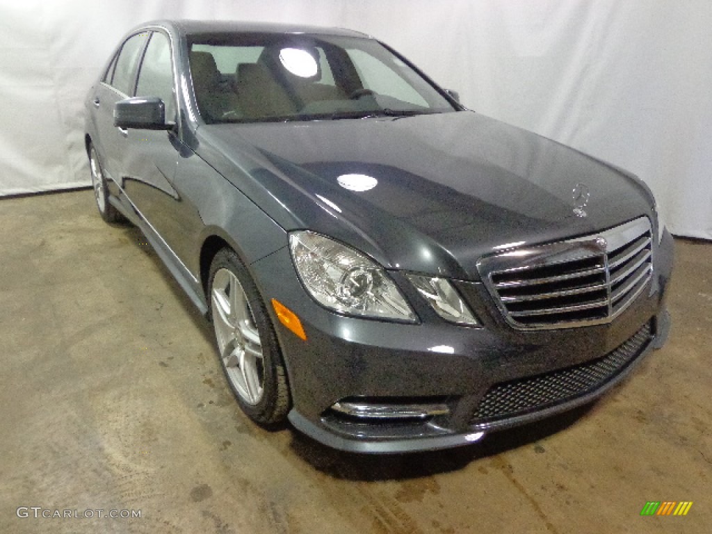 2013 E 350 4Matic Sedan - Steel Grey Metallic / Ash photo #1