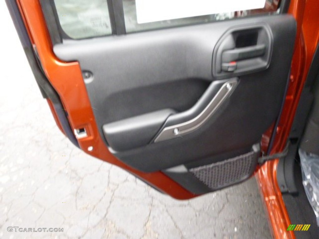 2014 Wrangler Unlimited Sport 4x4 - Copperhead Pearl / Black photo #13