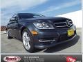 2014 Steel Grey Metallic Mercedes-Benz C 250 Coupe  photo #1