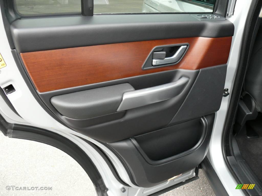 2006 Range Rover Sport Supercharged - Arctic Frost Metallic / Ebony Black photo #22