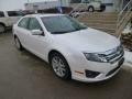 White Suede - Fusion SEL V6 AWD Photo No. 2