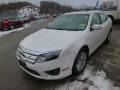 White Suede - Fusion SEL V6 AWD Photo No. 4