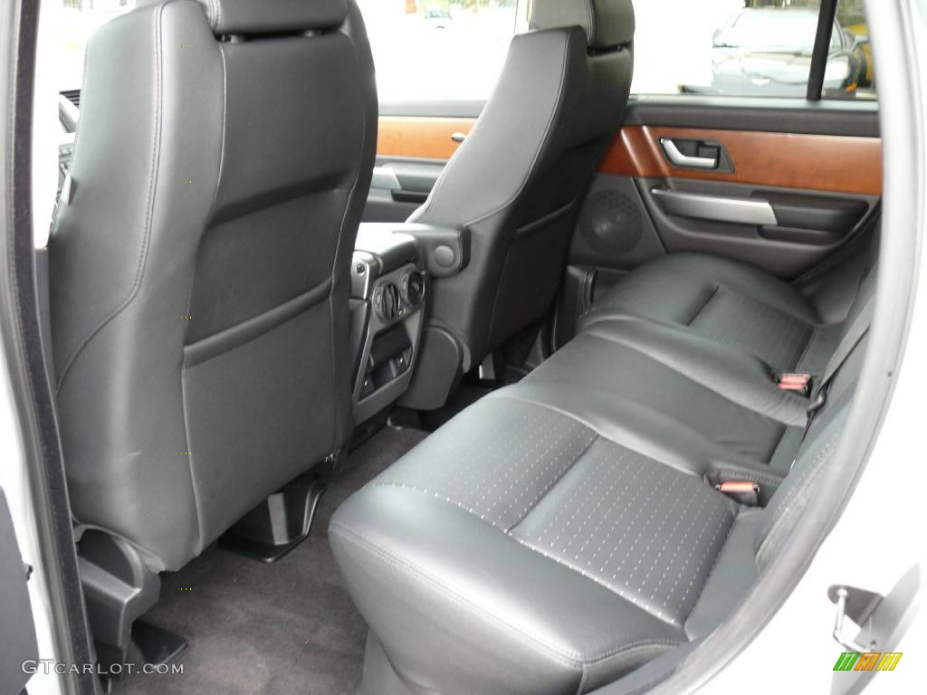 2006 Range Rover Sport Supercharged - Arctic Frost Metallic / Ebony Black photo #23