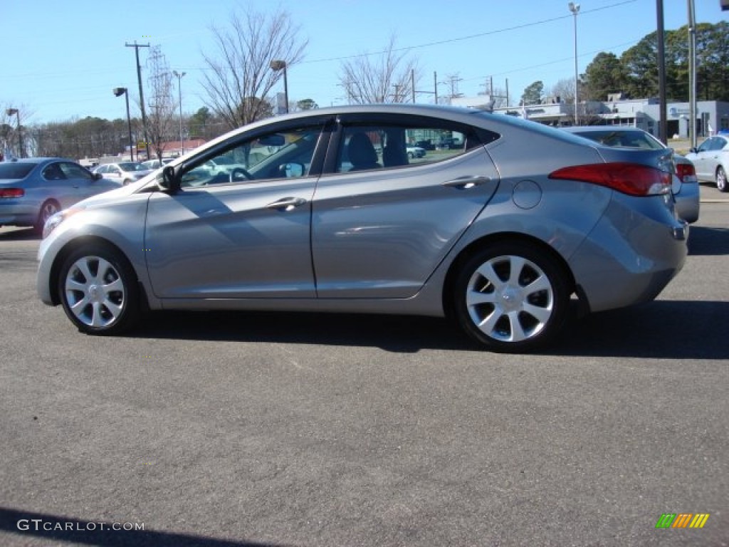 2012 Elantra Limited - Harbor Gray Metallic / Gray photo #3