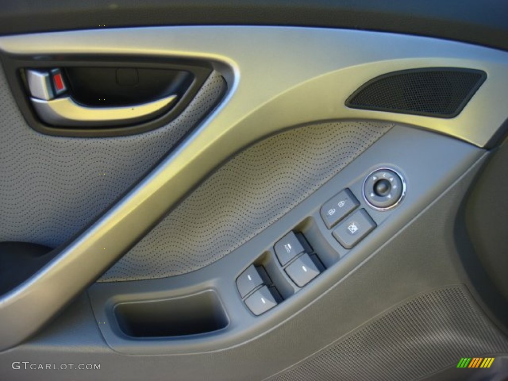 2012 Elantra Limited - Harbor Gray Metallic / Gray photo #16