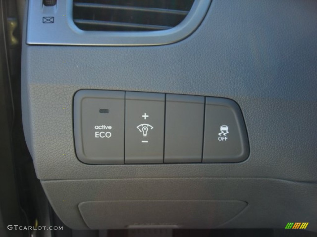 2012 Elantra Limited - Harbor Gray Metallic / Gray photo #17