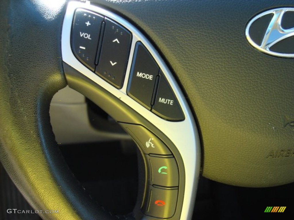 2012 Elantra Limited - Harbor Gray Metallic / Gray photo #23