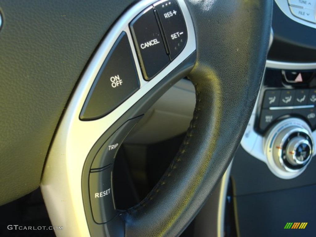 2012 Elantra Limited - Harbor Gray Metallic / Gray photo #24