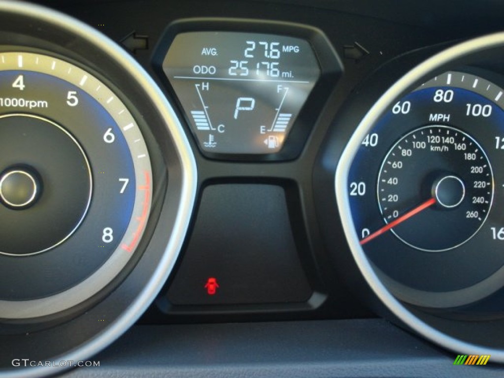 2012 Elantra Limited - Harbor Gray Metallic / Gray photo #25
