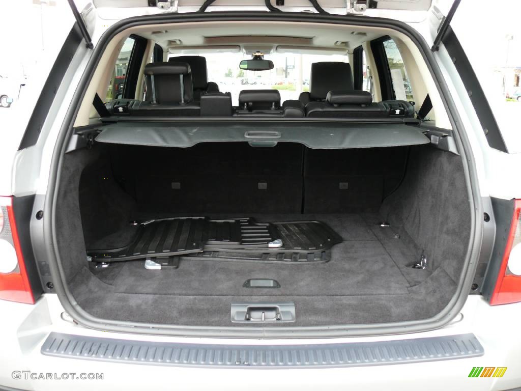 2006 Range Rover Sport Supercharged - Arctic Frost Metallic / Ebony Black photo #24