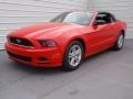 2014 Race Red Ford Mustang V6 Convertible  photo #7