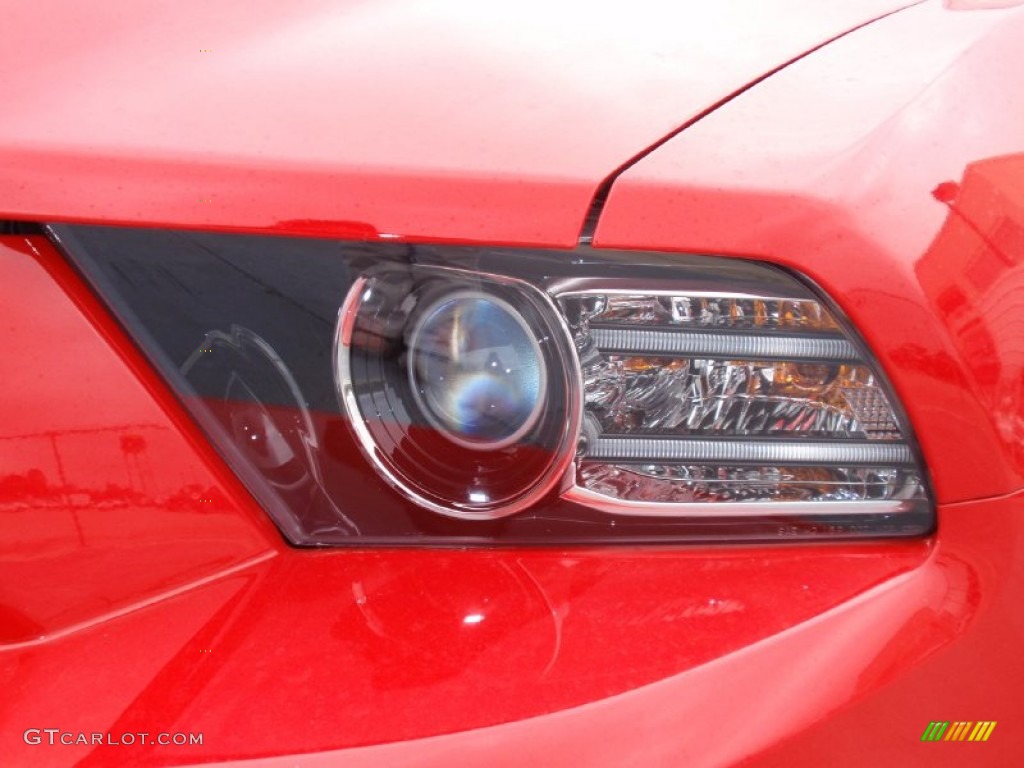 2014 Mustang V6 Convertible - Race Red / Charcoal Black photo #9