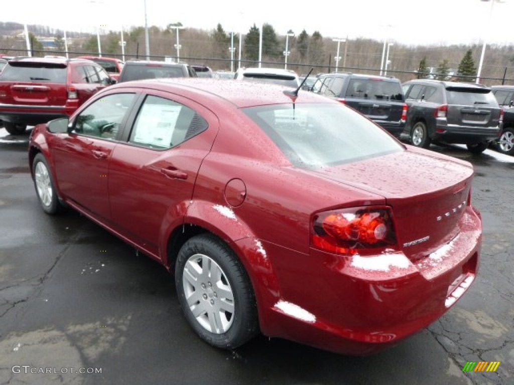 2014 Avenger SE - Deep Cherry Red Crystal Pearl / Black photo #8