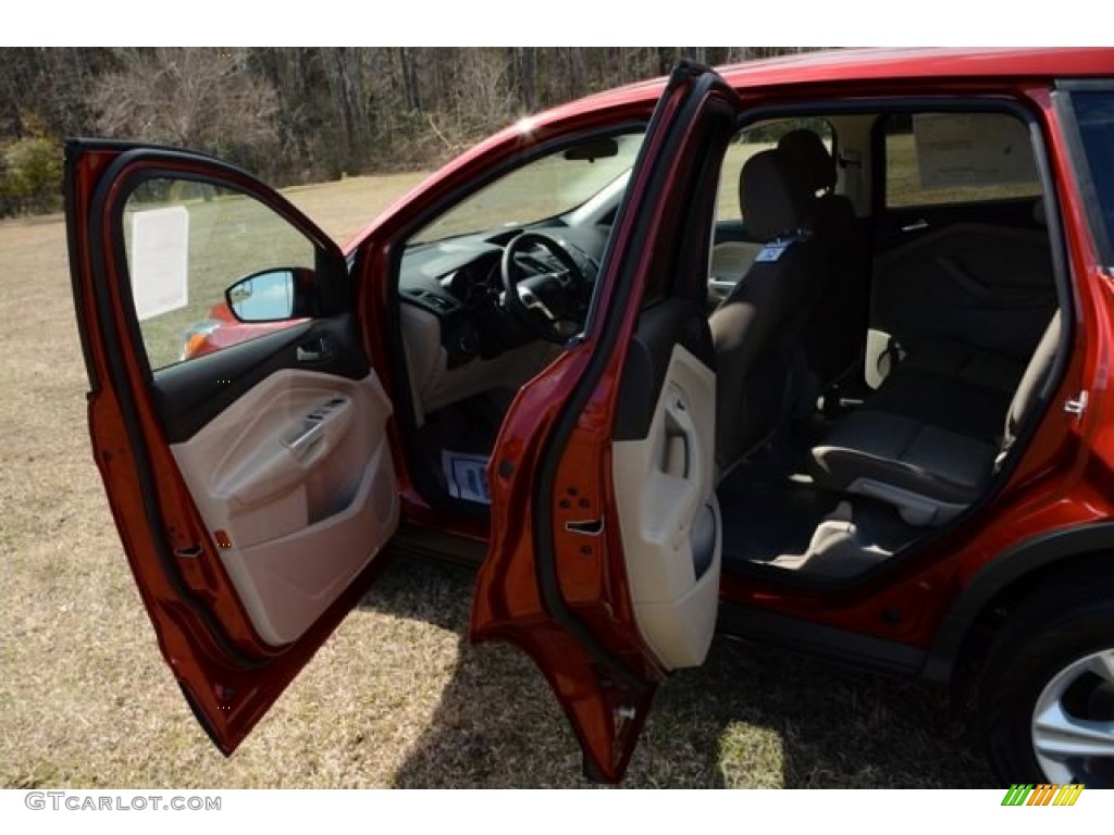 2014 Escape SE 1.6L EcoBoost - Ruby Red / Medium Light Stone photo #10