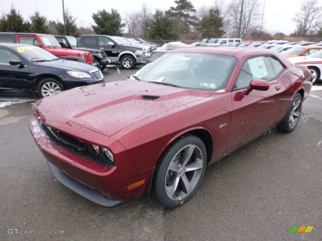 2014 Challenger R/T 100th Anniversary Edition - High Octane Red Pearl / Anniversary Dark Slate Gray/Molten Red photo #2