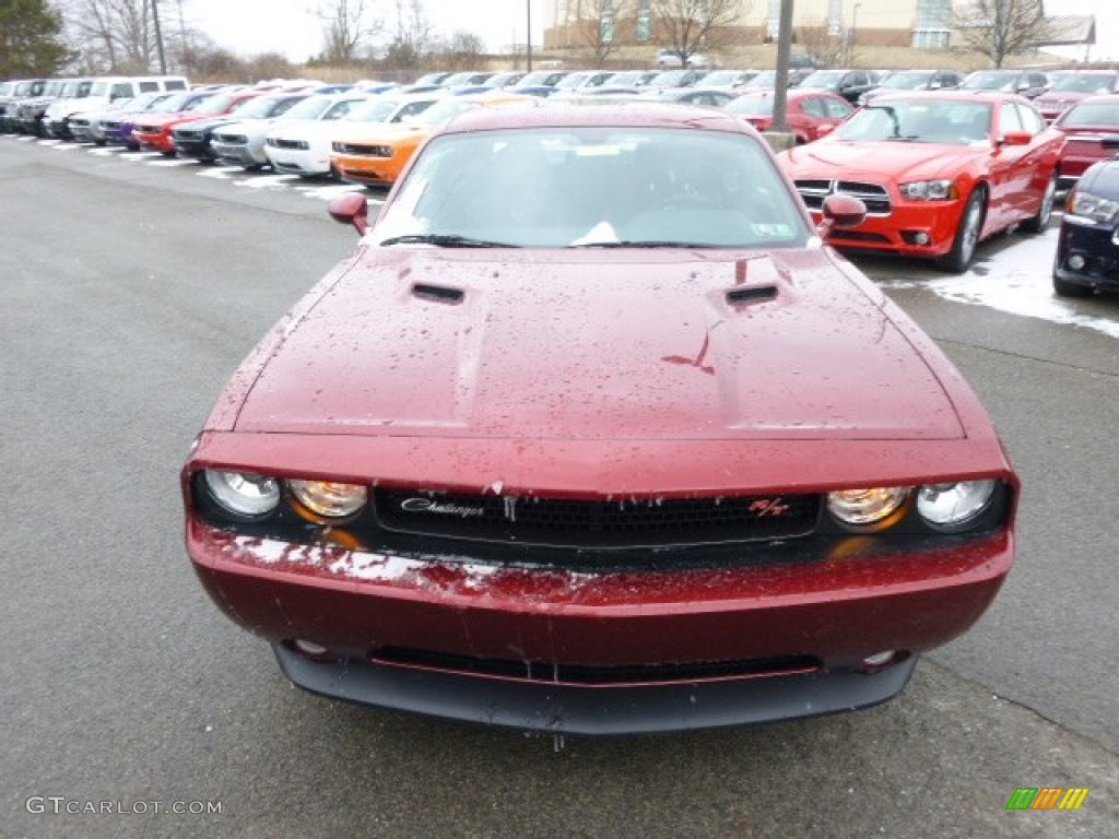 2014 Challenger R/T 100th Anniversary Edition - High Octane Red Pearl / Anniversary Dark Slate Gray/Molten Red photo #3