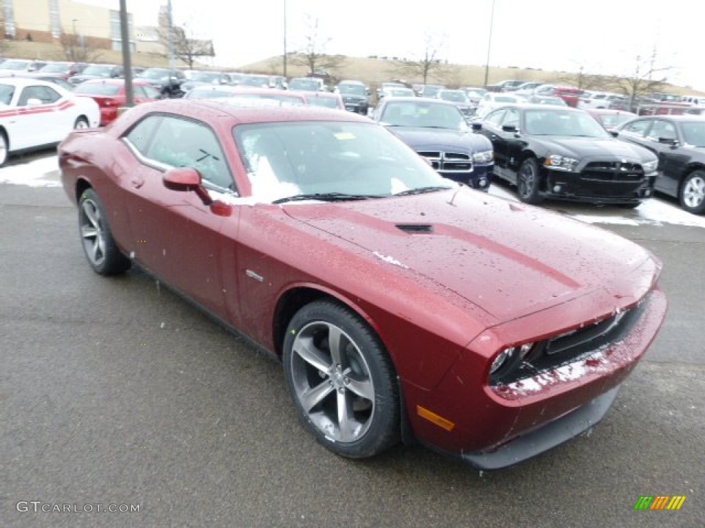 2014 Challenger R/T 100th Anniversary Edition - High Octane Red Pearl / Anniversary Dark Slate Gray/Molten Red photo #4