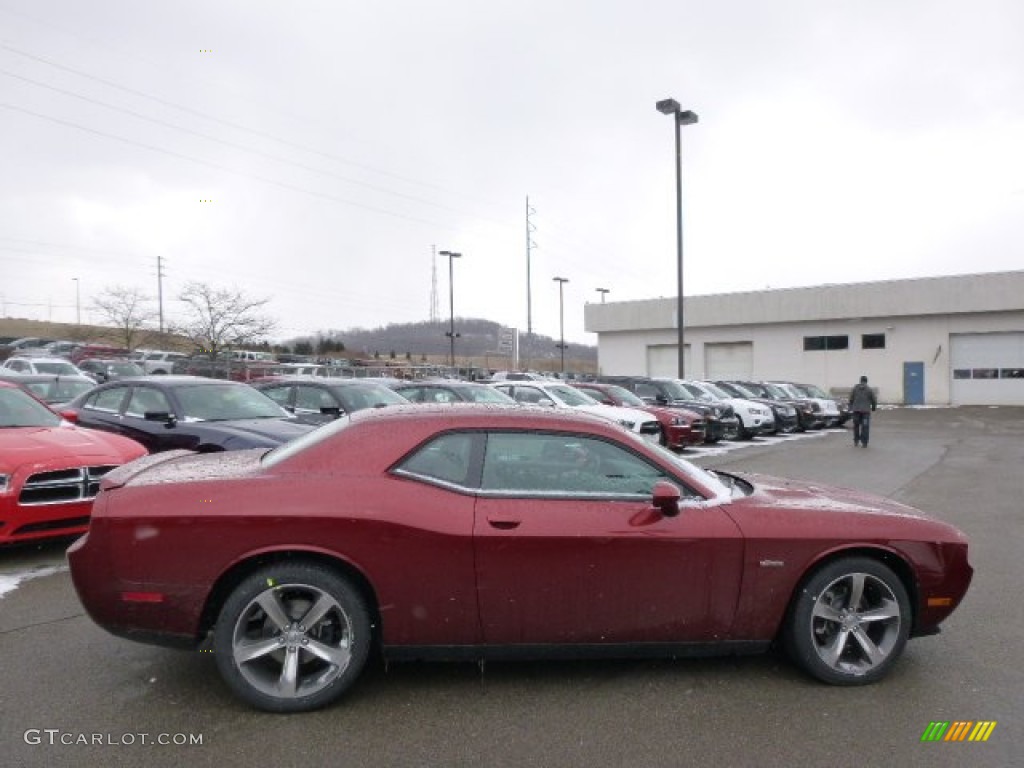 2014 Challenger R/T 100th Anniversary Edition - High Octane Red Pearl / Anniversary Dark Slate Gray/Molten Red photo #5
