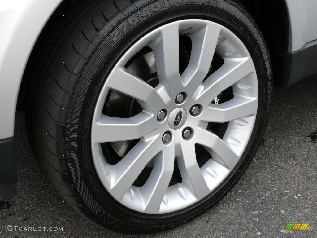 2006 Range Rover Sport Supercharged - Arctic Frost Metallic / Ebony Black photo #26