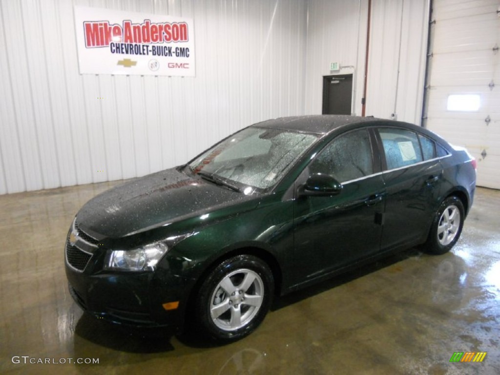 2014 Cruze LT - Rainforest Green Metallic / Medium Titanium photo #1