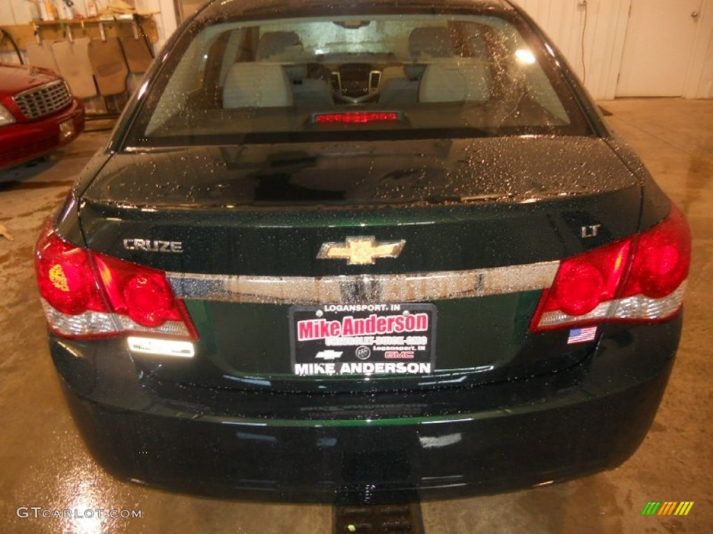 2014 Cruze LT - Rainforest Green Metallic / Medium Titanium photo #3