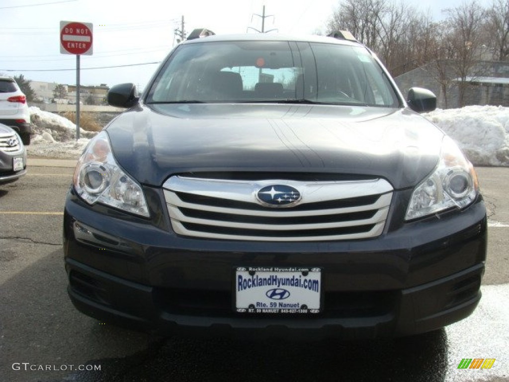 2011 Outback 2.5i Wagon - Graphite Gray Metallic / Off Black photo #2