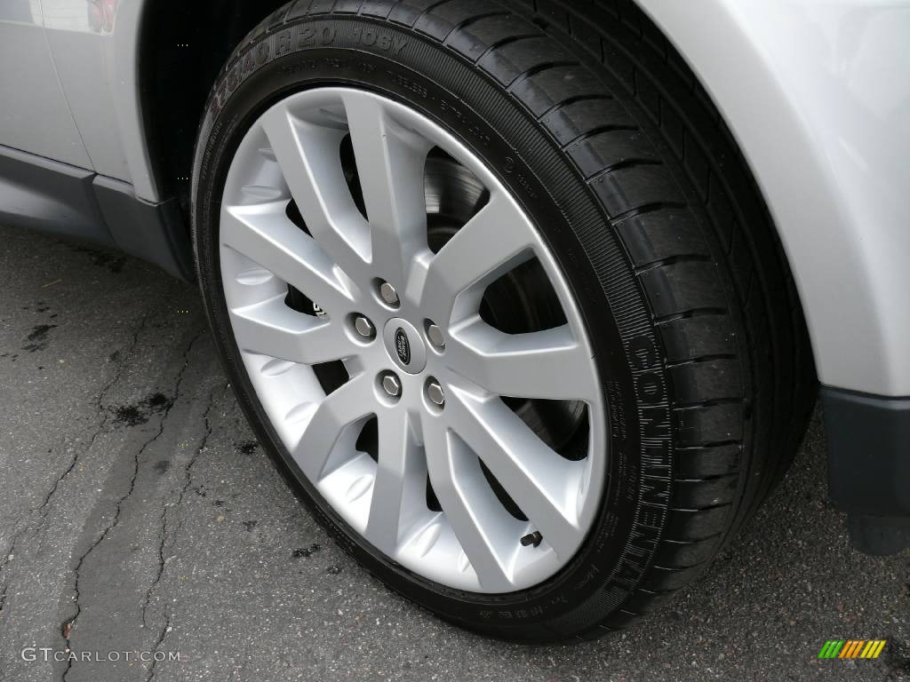 2006 Range Rover Sport Supercharged - Arctic Frost Metallic / Ebony Black photo #27