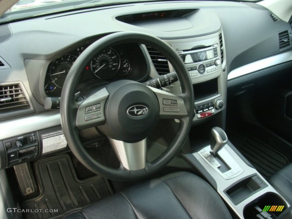 2011 Outback 2.5i Wagon - Graphite Gray Metallic / Off Black photo #9