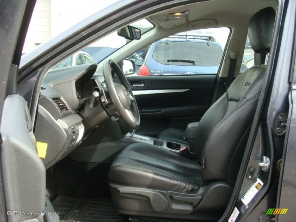2011 Outback 2.5i Wagon - Graphite Gray Metallic / Off Black photo #10