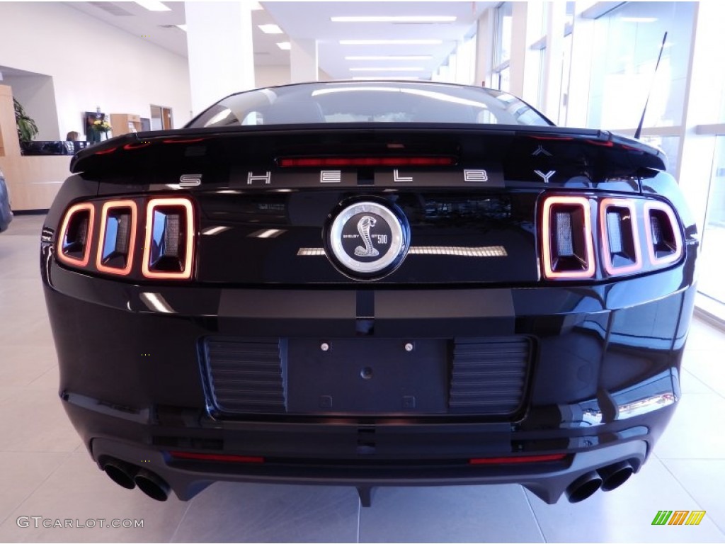 Black 2014 Ford Mustang Shelby GT500 SVT Performance Package Coupe Exterior Photo #90902130