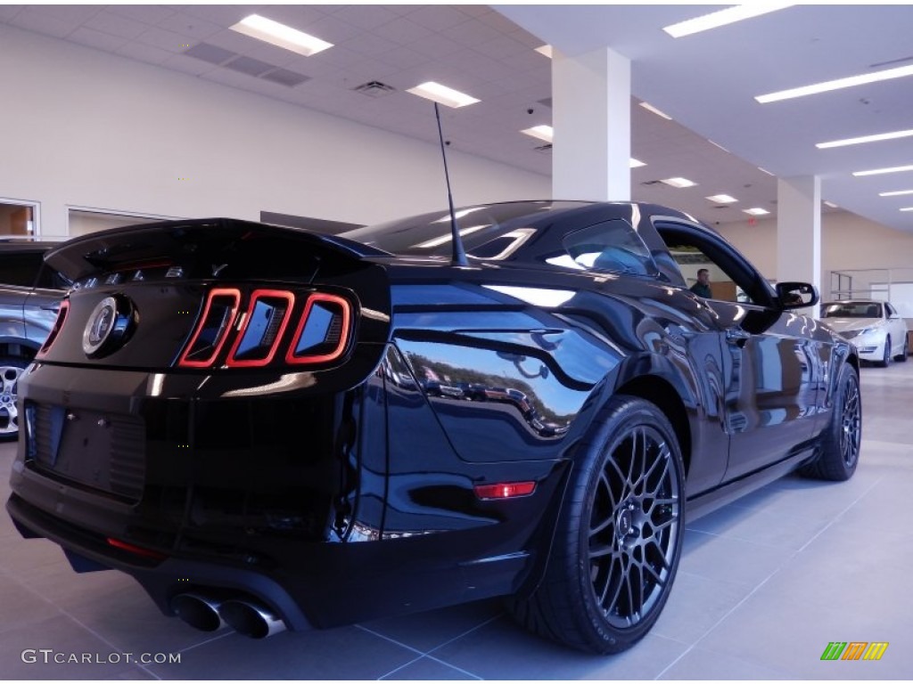 Black 2014 Ford Mustang Shelby GT500 SVT Performance Package Coupe Exterior Photo #90902158