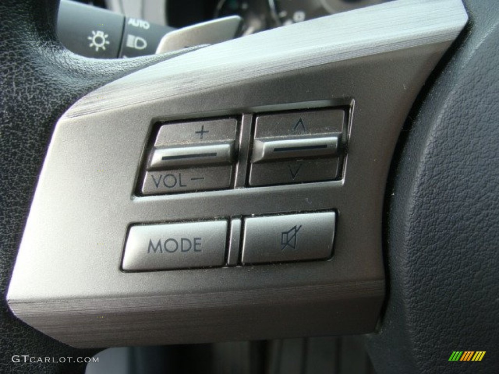 2011 Outback 2.5i Wagon - Graphite Gray Metallic / Off Black photo #14